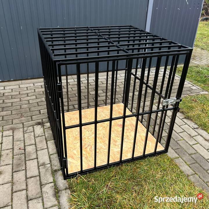 Duża klatka psa kojec transporter XXL 95x95x95 Wojska