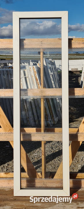 OKNA KacprzaK Witryna 56X196 FIX Używany PCV Okna ścienne Lublin