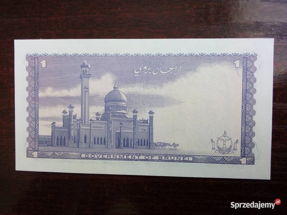 Banknot 1 dolar Brunei mazowieckie Płońsk