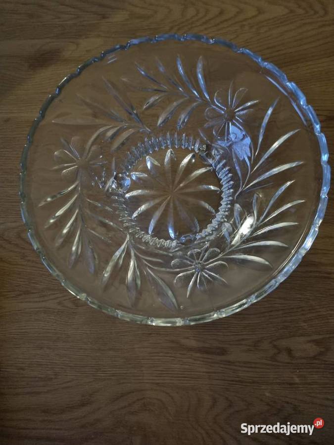 Patera Misa Szklana Vintage