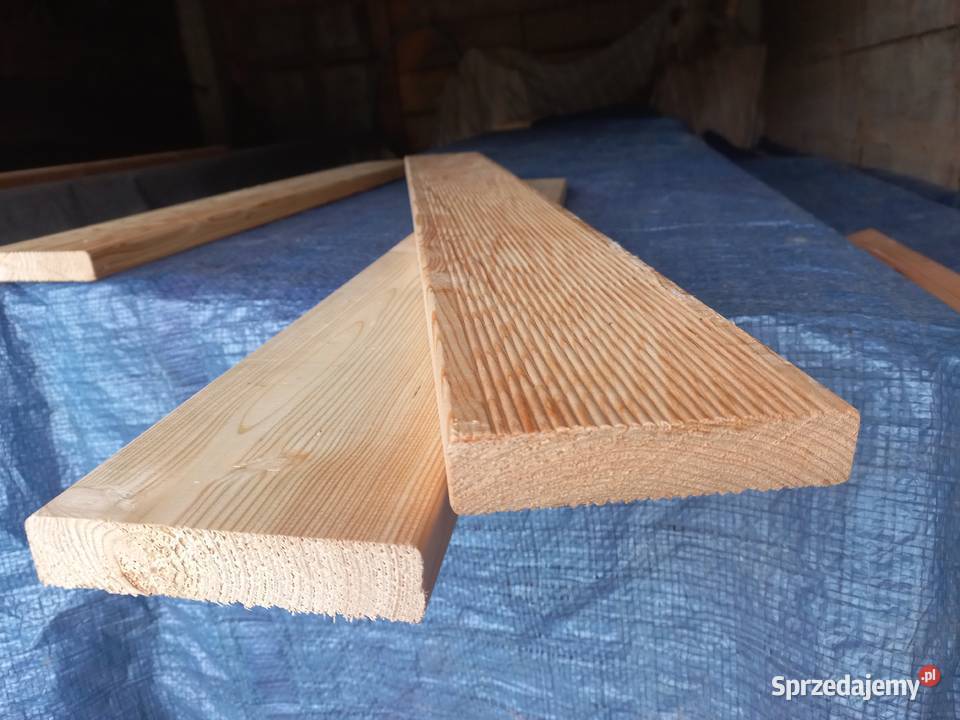 Deska tarasowa ryflowanagładka Modrzew Jabłoń Kościelna sprzedam