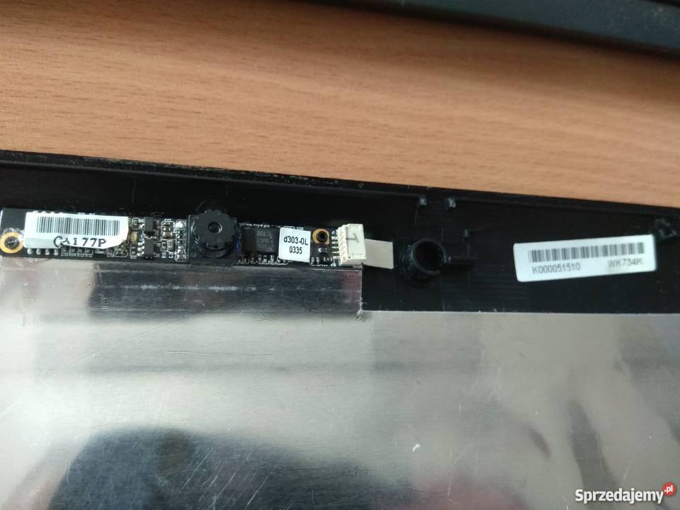 Klapa z kamerą Toshiba Kraków