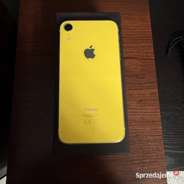 iPhone XR 128GB żółty Nowa bateria 100 Szkło Warszawa