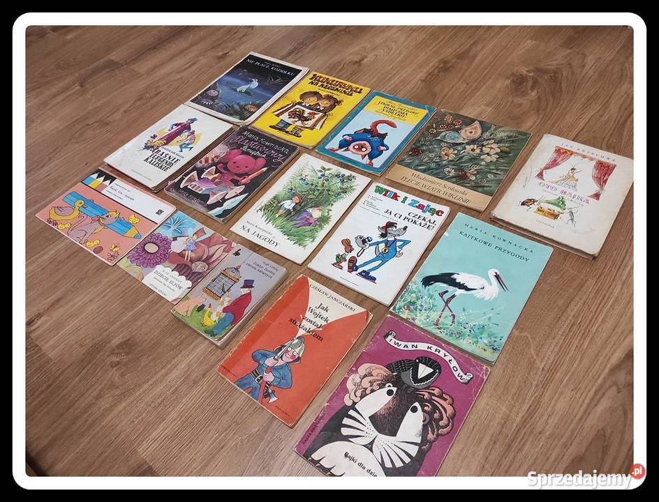 zestaw książek dziecięcych PRL głównie lata 80 Płock