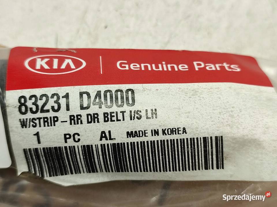 USZCZELKA DRZWI LEWY TYŁ KIA OPTIMA AT 20162020 osobowe