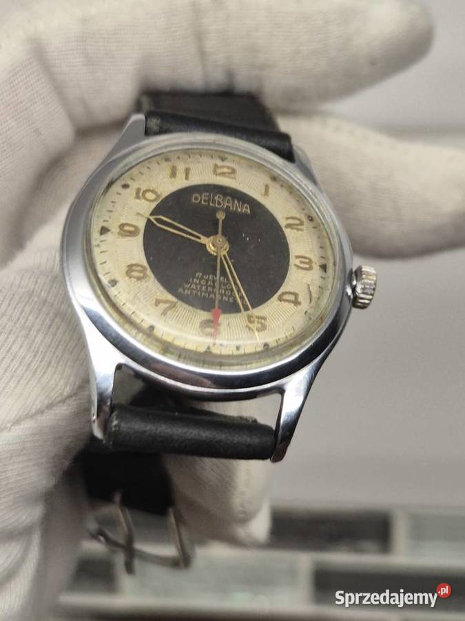 Zegarek Delbana vintage Swiss śląskie Chorzów
