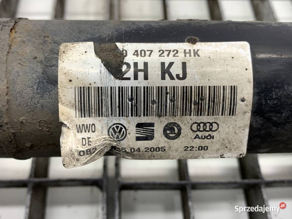 PÓŁOŚ PRAWY PRZÓD SEAT ALTEA 1K0407272HK 16 102