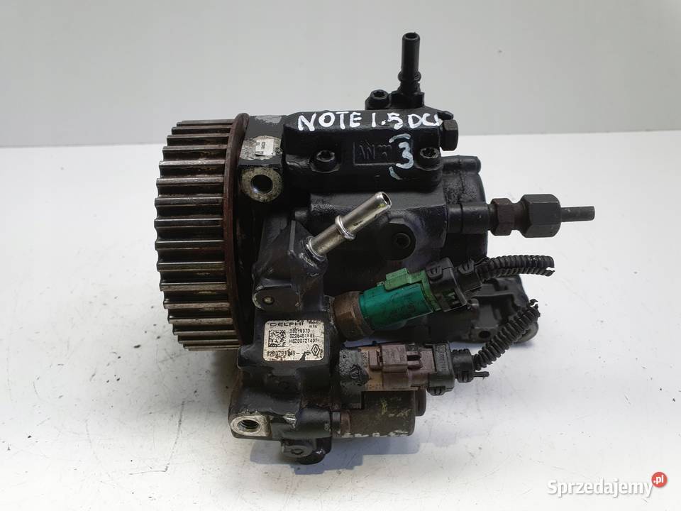 Nissan Note 15 DCI POMPA WTRYSKOWA paliwa Pompy wtryskowe Janów