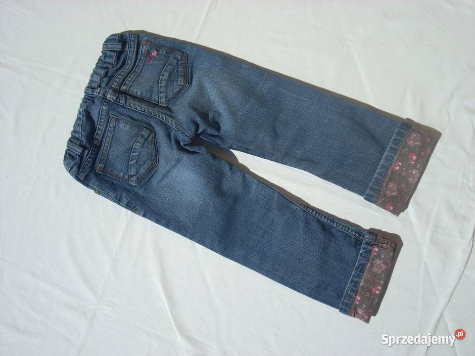 Spodnie Jeansy dziewczynki Grzybki 110 Nowy Sącz