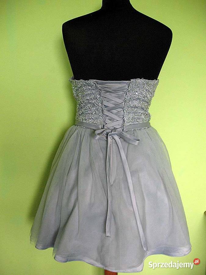 Sukienka balowa tiul i koronka 36 M biust 90 Siedlce