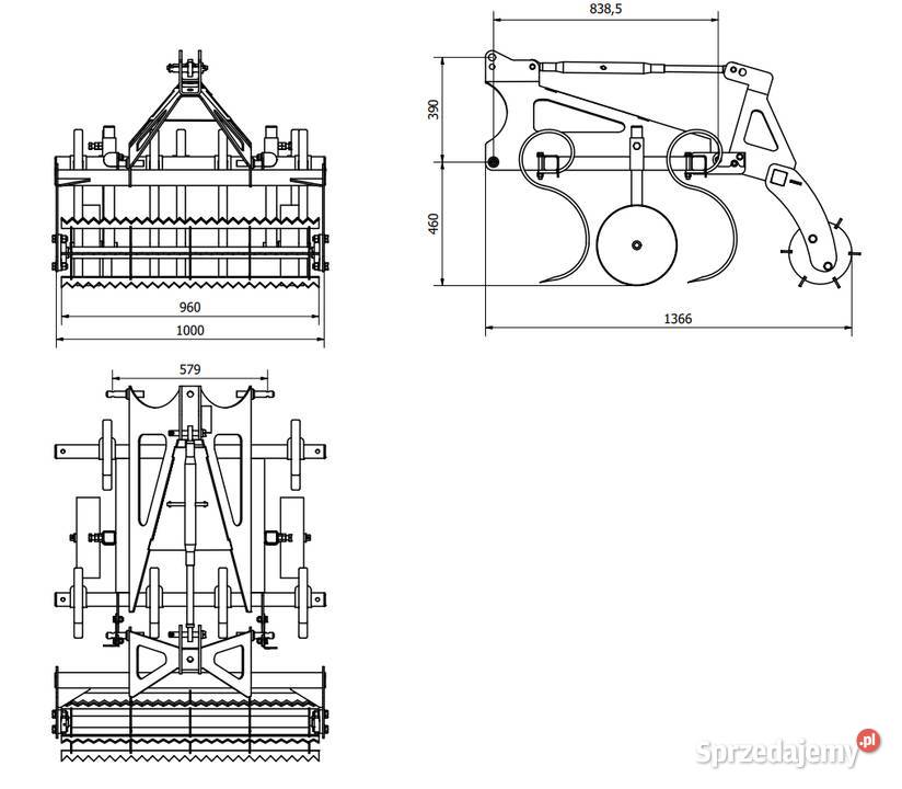 3 KULTYWATOR do minitraktora dowóz cała kujawsko-pomorskie