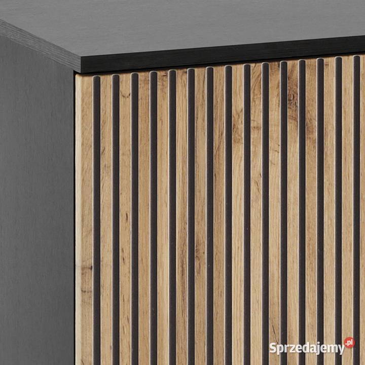 Komoda 3d z frezowanym frontem oświetleniem LED Opole