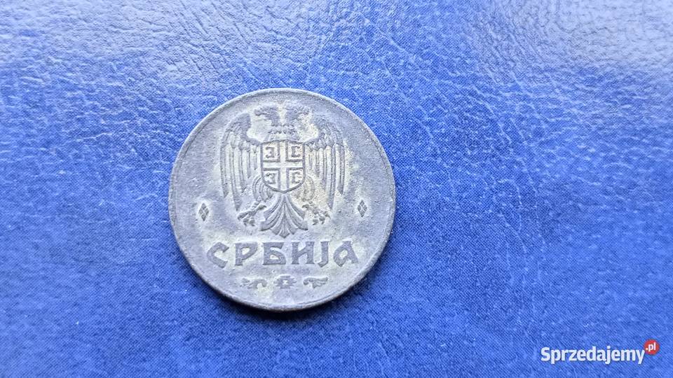 Stare monety 2 dinar 1942 Serbia Lesko