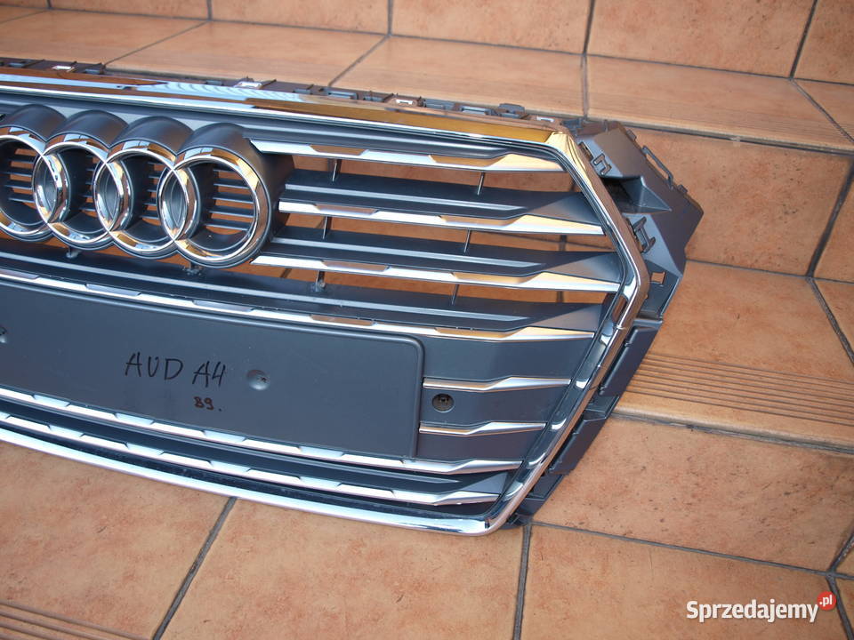 Audi A4 B9 grill chrom atrapa przód parktronik osobowe Karoseria wielkopolskie Kalisz