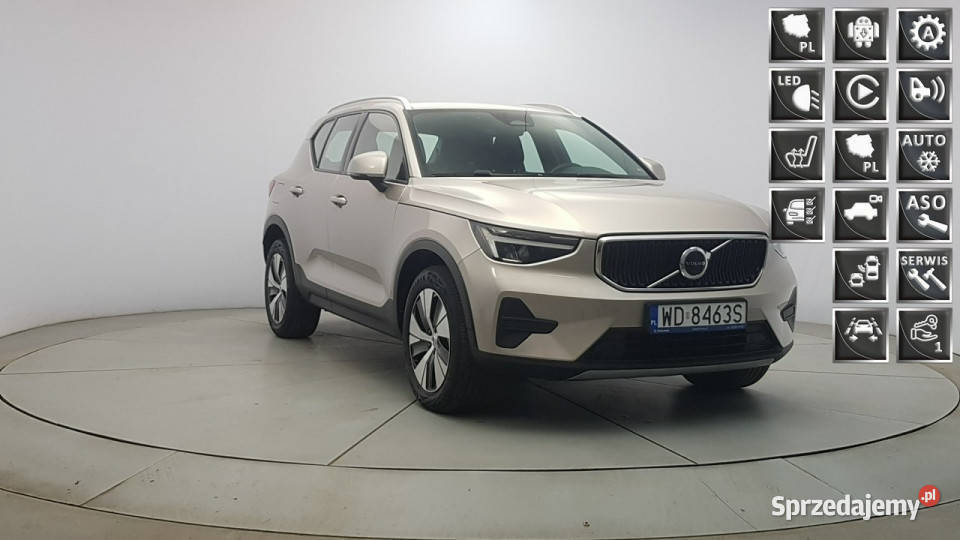 Volvo XC 40 B3 Core Z Polskiego Salonu Faktura asystent pasa ruchu Warszawa
