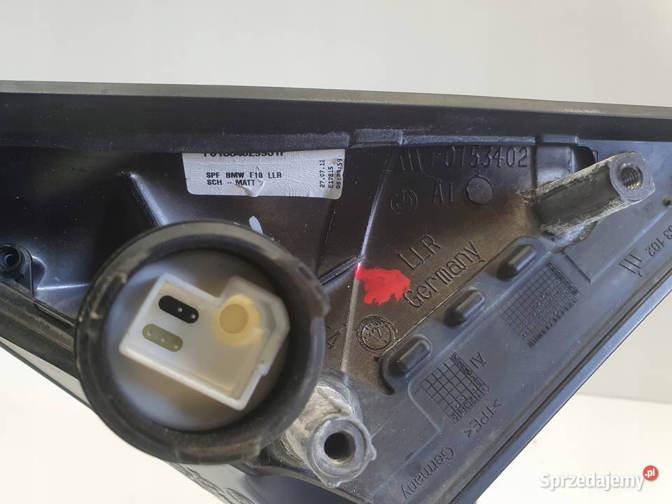 BMW F10 F11 1017r LUSTERKO PRAWE PASAŻERA 5 pin lubelskie Janów sprzedam