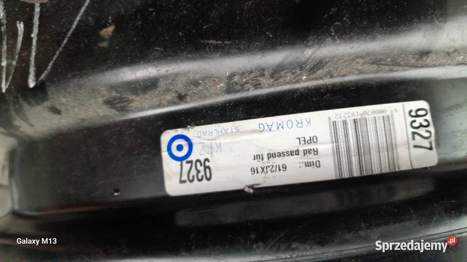 Felga stalowa Opel 16 et 41 5 115 Oświęcim