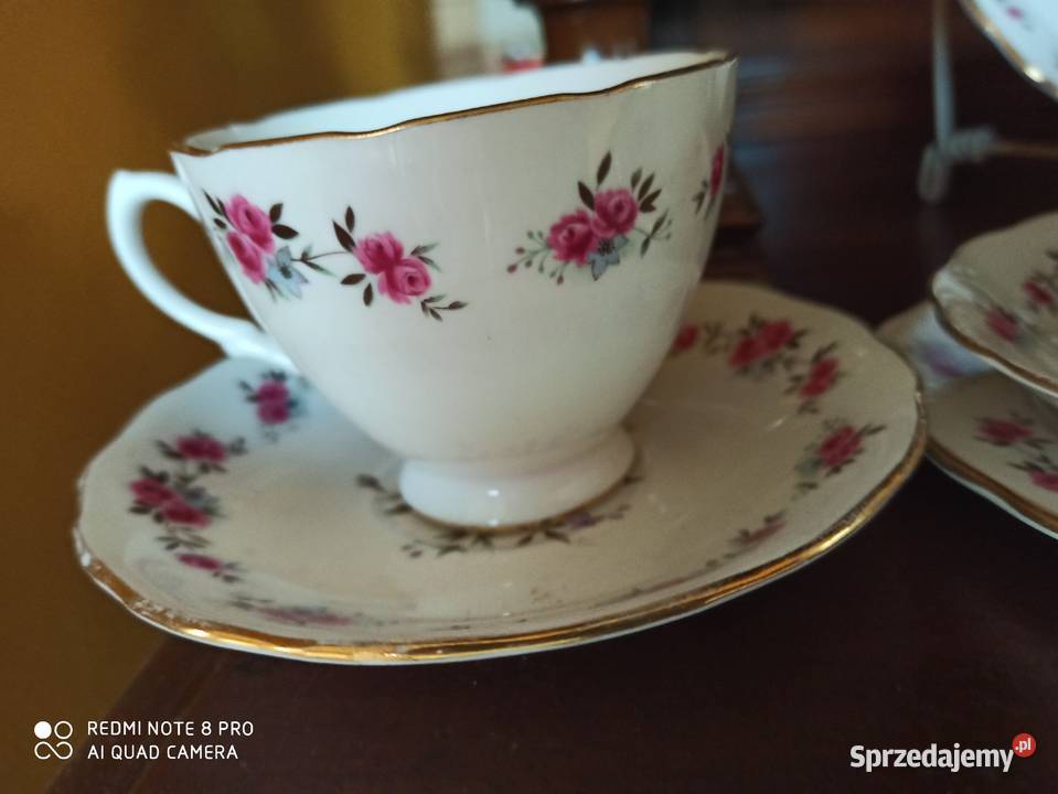 filiżanka z talerzykiem deserowym Royal Vale Gdańsk sprzedam
