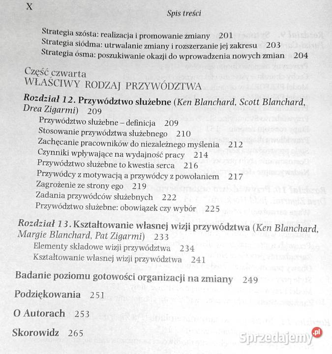 Przywództwo wyższego stopnia Ken Blanchard Chełm