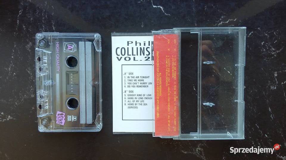 Kaseta magnetofonowa Phil Collins The best Vol2 kaseta podlaskie Siemiatycze