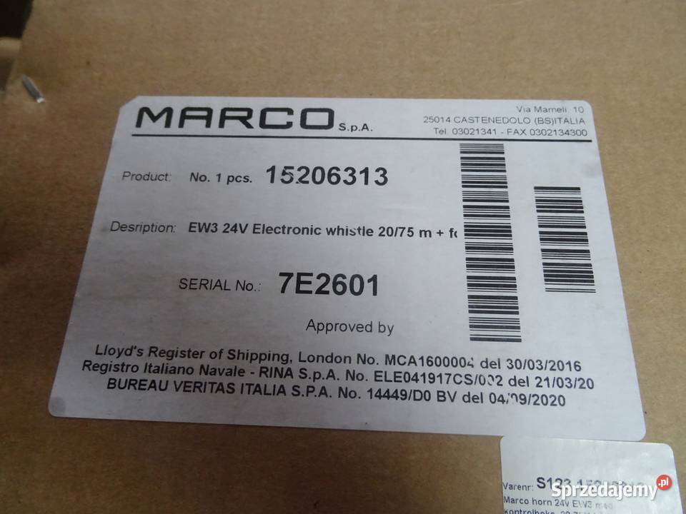 MEGAFON DO ŁODZI MARKO EW3 2075 m 15206313