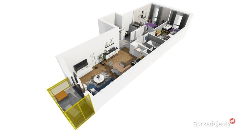 Nowe mieszkanie stan deweloperski 5359 m2 3 Piętro 1 Nieruchomości Lublin