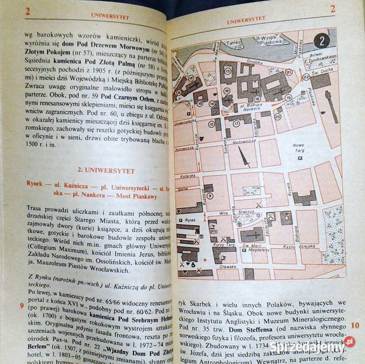 Wrocław i Przewodnik Janusz Czerwiński Rok wydania 1989 Chełm