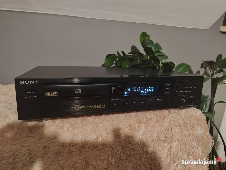 Odtwarzacz CD Sony cdp 395 z pilotem Trzebuska