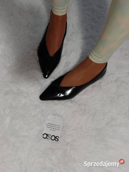 40 ASOS Design Ekskluzywne czarne baleriny inna sprzedam