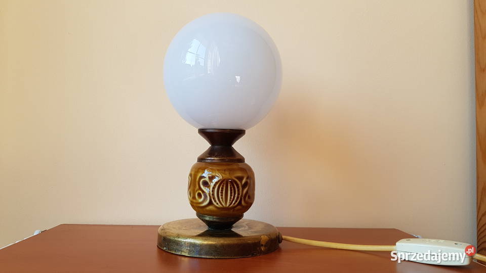 Lamp lampka nocna Polam Katowice PRL śląskie Dąbrowa Górnicza sprzedam