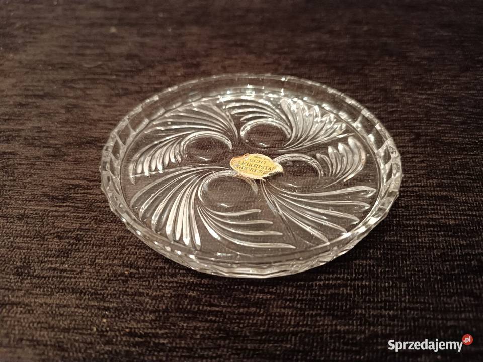 Elegancki talerzyk podstawka kryształ VINTAGE Szczyrk sprzedam