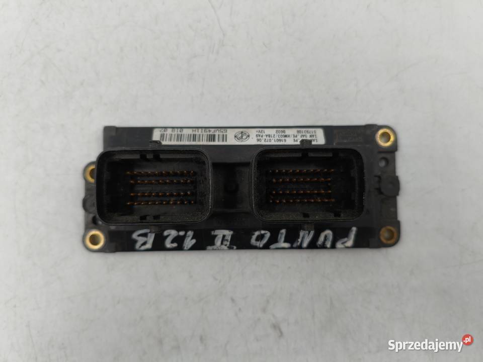 Sterownik Silnika Fiat Punto II 12 8v 51793108 osobowe Części samochodowe Wyszków