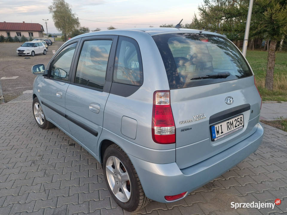 Hyundai Matrix 16b klima ładny bez korozji tani VAT marża Rymanów