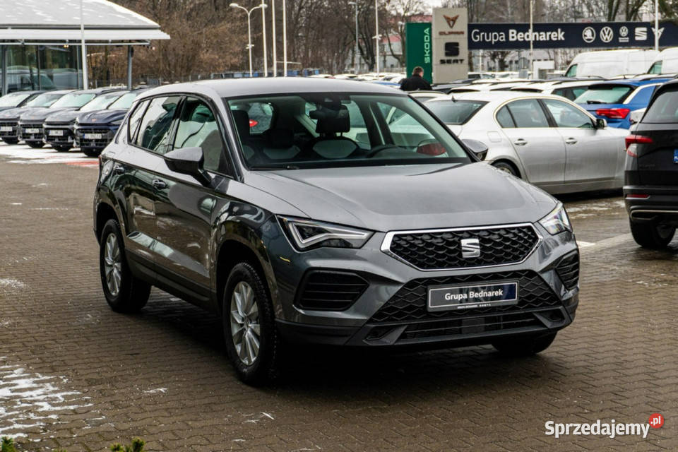 Seat Ateca Reference 10 TSI 115 Dostępny ręki szary Ateca Łódź