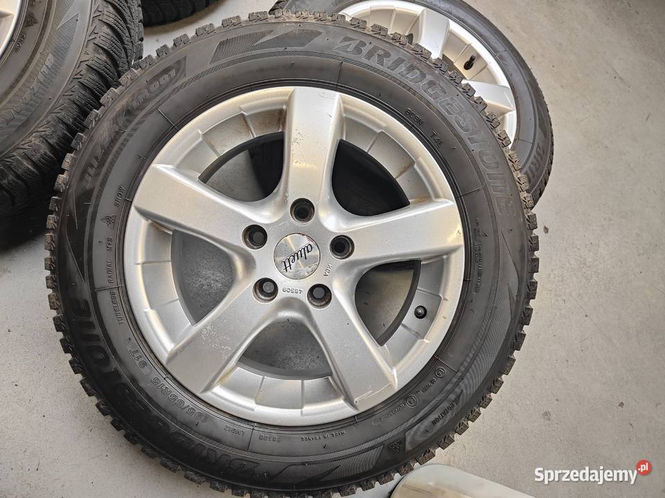 Koła zimowe Aluett 15 65j15H2 opony bridgestone
