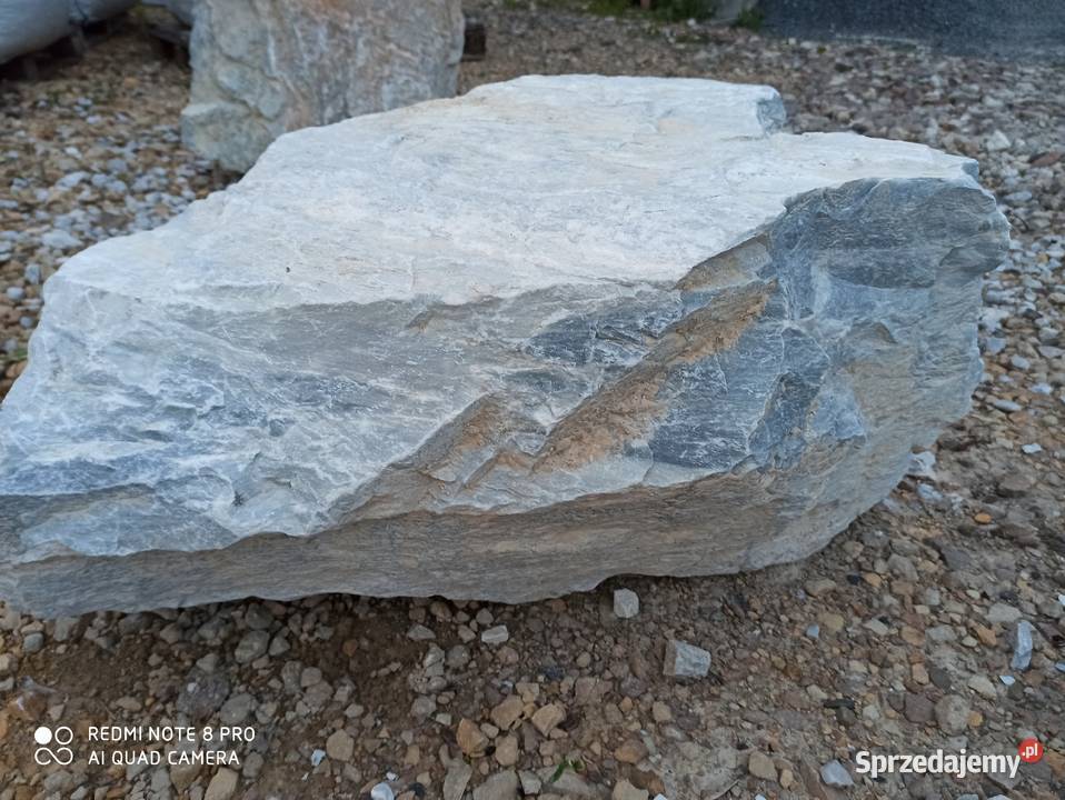 Głaz Lazurowy duży kamień biały niebieski jasna Pozostałe małopolskie Oświęcim sprzedam
