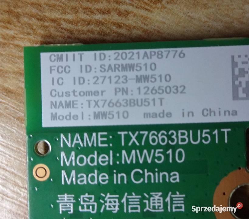 Hisense 50A53 55A63H 65A6BGTUK moduł sieci WiFi Szczecin