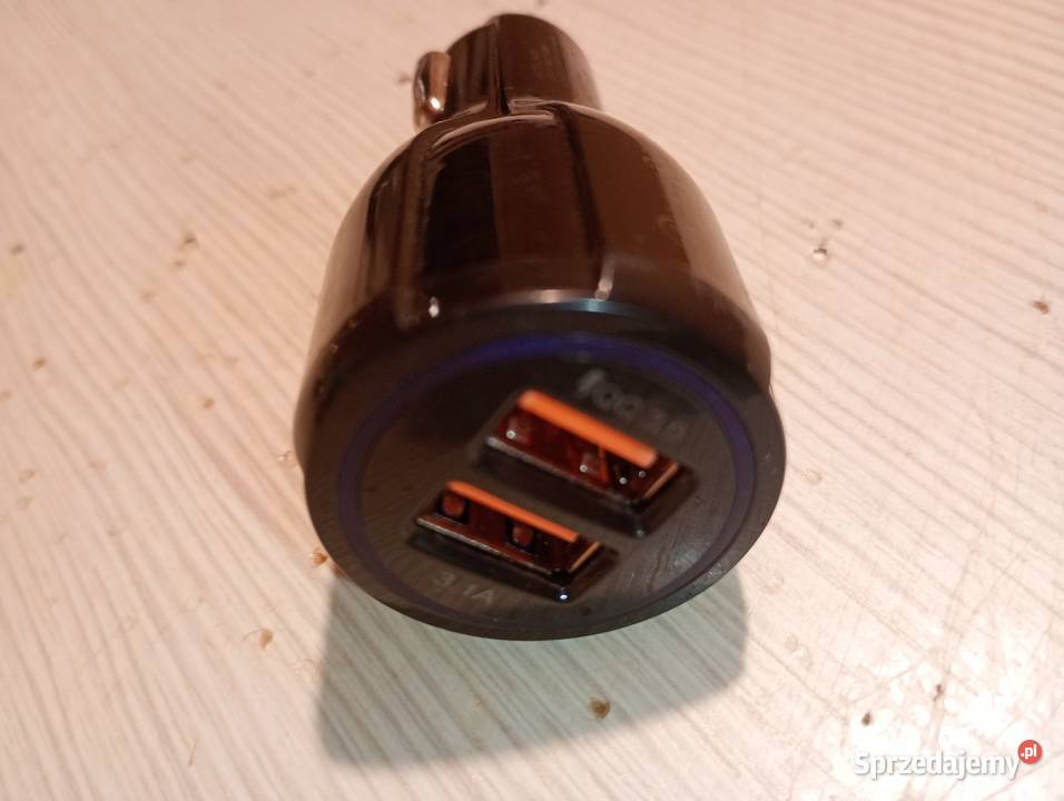 ładowarka samochodowa 12V24V 2x30 USB 31A nowa Wyposażenie elektryczne Szczecin