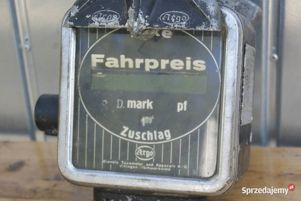 STARY TAKSOMETR TAXI TACHOMETER MERCEDES OPWL Rybnik