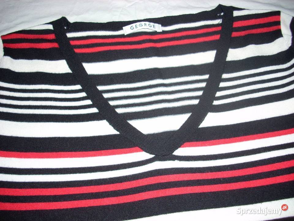 GEORGE przyjemny sweter w pasy 40 42 Nowy Sącz