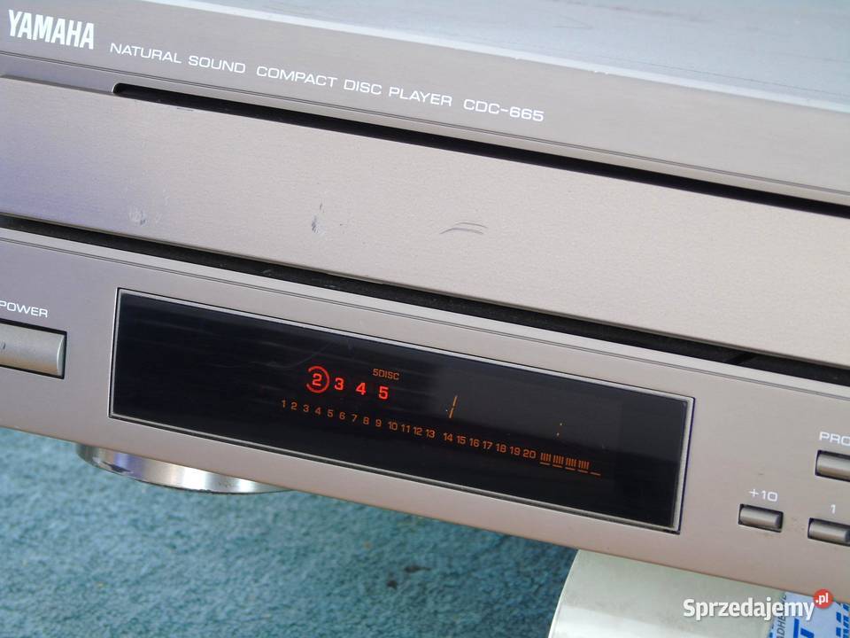 Odtwarzacz płyt Yamaha CDC665 tytan zmieniarka Jasło