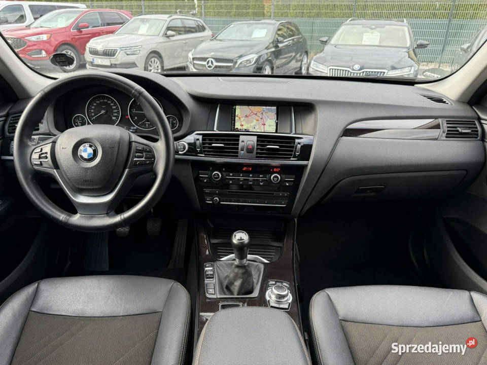BMW X3 20D 150 2015r skóry Navi hak zadbana F25 SUV Wrocław