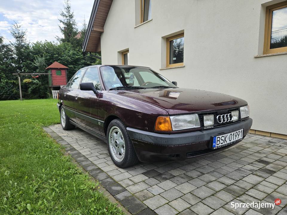 Audi 80 B3 10 yahre quattro oryginał 1781cm3 Sokółka sprzedam