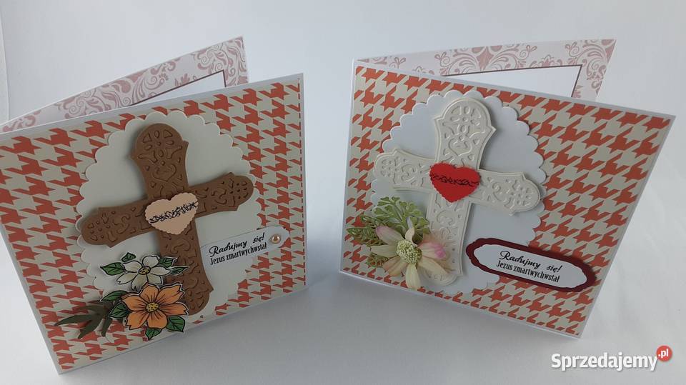Wielkanoc Kartki ręcznie robione RELIGIJNE kujawsko-pomorskie Zbójno sprzedam