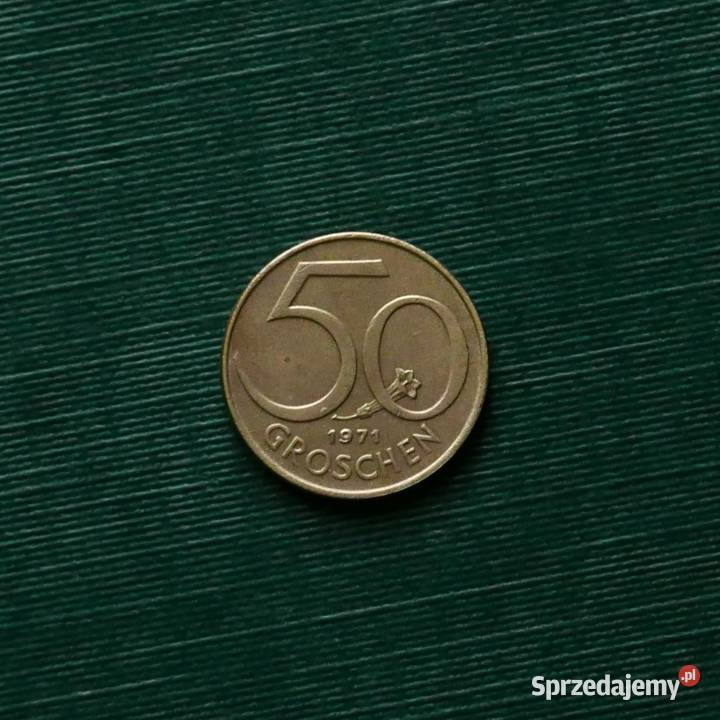 AUSTRIA 50 groszy 1971r Gliwice