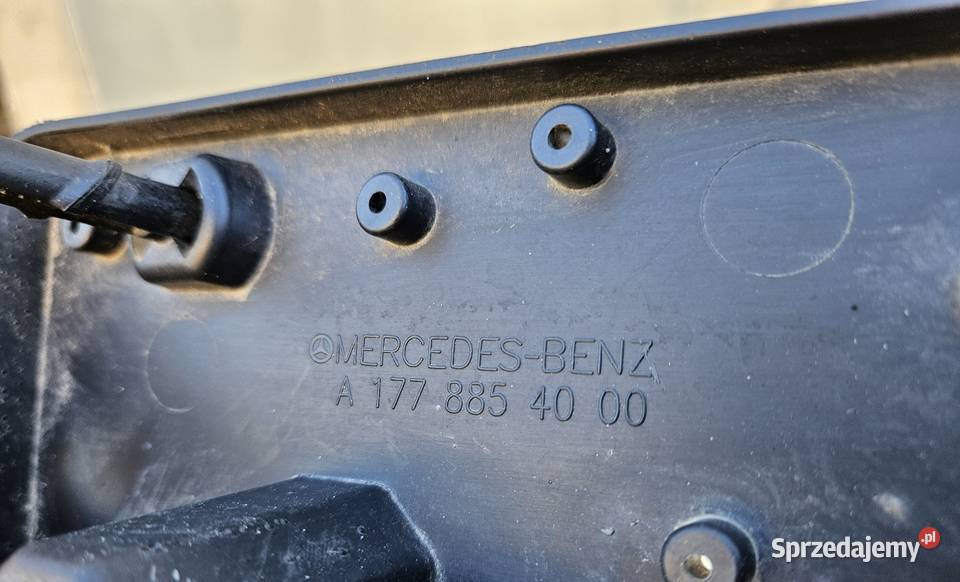 MERCEDES AKLASA W177 RAMKA PODSTAWA TABLICY REJ Międzychód
