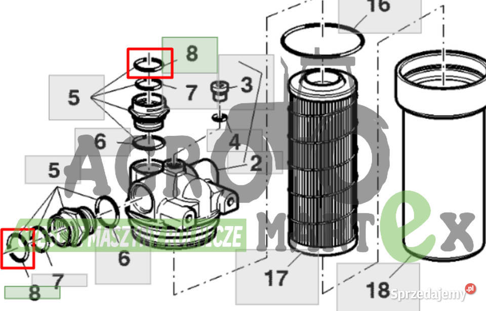 51M7103 ORING 28x22 JD dolnośląskie Wichrów