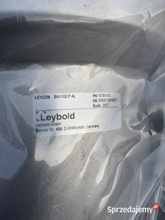 Leybold Leycon BAV 100 P AL Vlave Warszawa