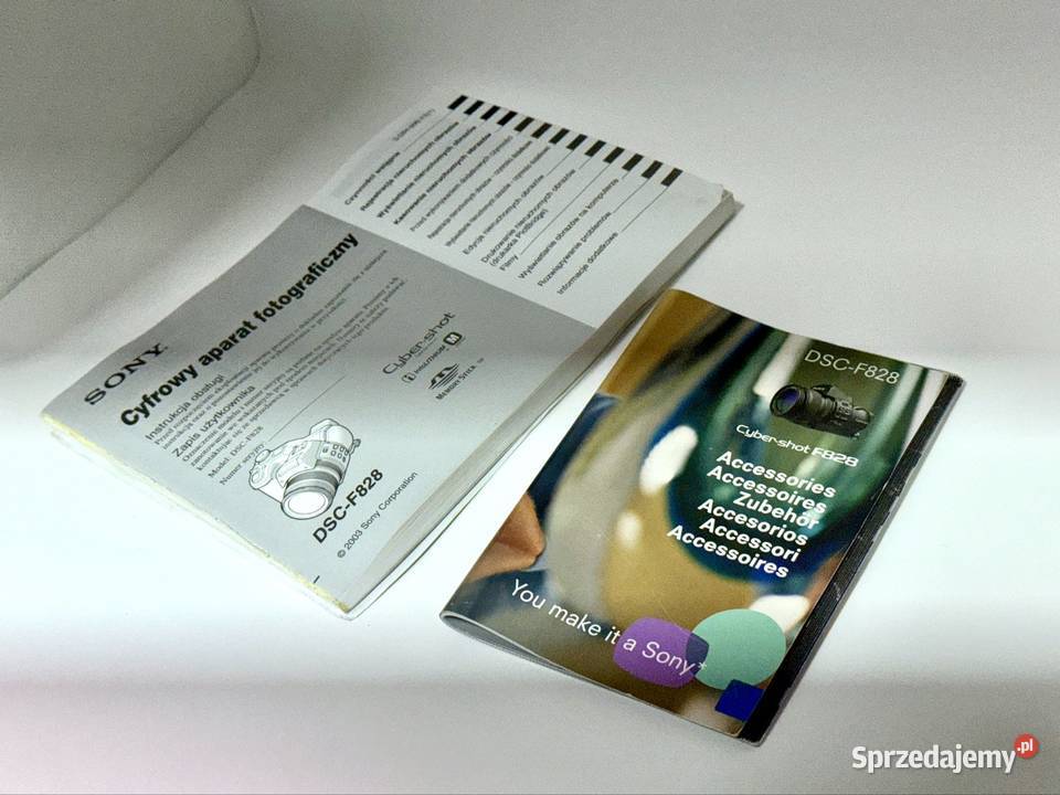 Aparat Kamera Sony DSCF828 komplet nowa bateria