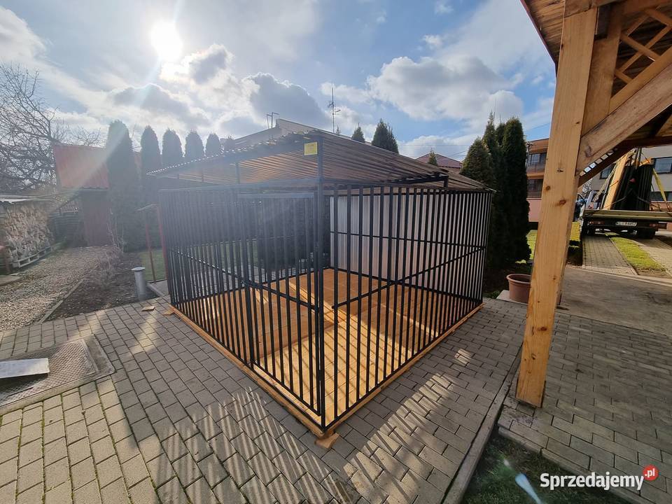 Kojec Psa 3x3 TYLNA ŚCIANA ZABUDOWANA ocynk Przemyśl